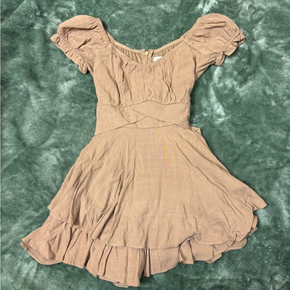 Elegant Tan Romper
